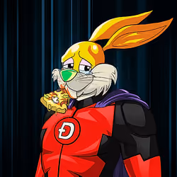 Dark Super Bunny #6595