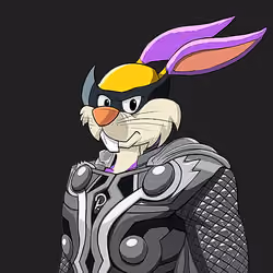 Dark Super Bunny #8849