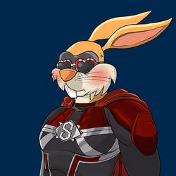 Dark Super Bunny #8759