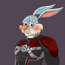 Dark Super Bunny #8756