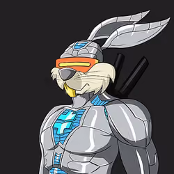 Dark Super Bunny #7889