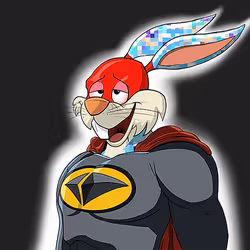 Dark Super Bunny #7291