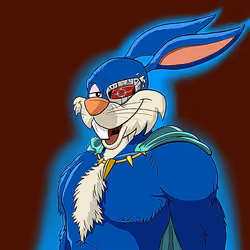 Dark Super Bunny #8983
