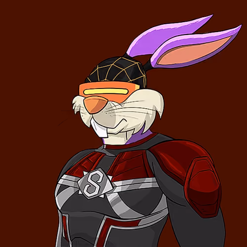 Dark Super Bunny #5847
