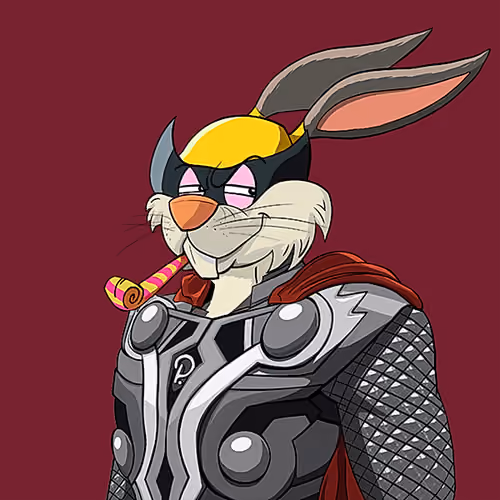 Dark Super Bunny #5719