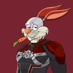 Dark Super Bunny #5830