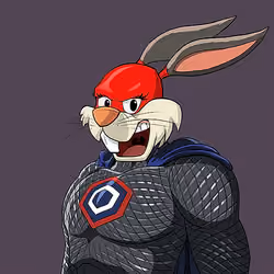 Dark Super Bunny #6742