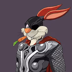 Dark Super Bunny #7242