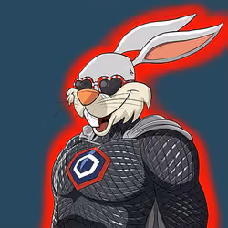 Dark Super Bunny #6444