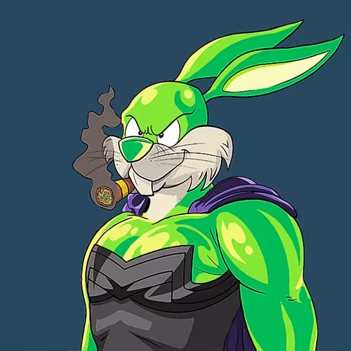 Dark Super Bunny #8236
