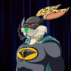 Dark Super Bunny #8347