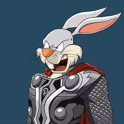 Dark Super Bunny #7626