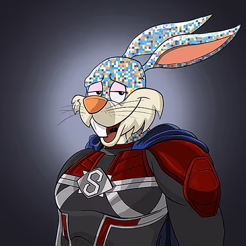 Dark Super Bunny #9953