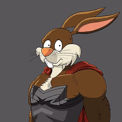 Dark Super Bunny #9403