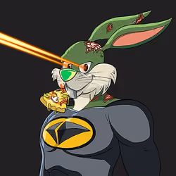 Dark Super Bunny #6617