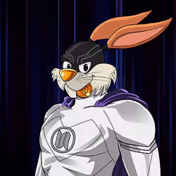 Dark Super Bunny #6229