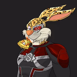 Dark Super Bunny #6451