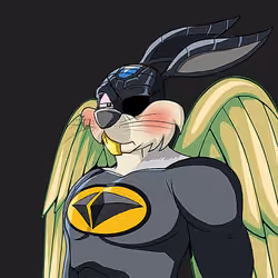 Dark Super Bunny #9543