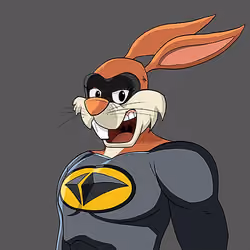 Dark Super Bunny #7948