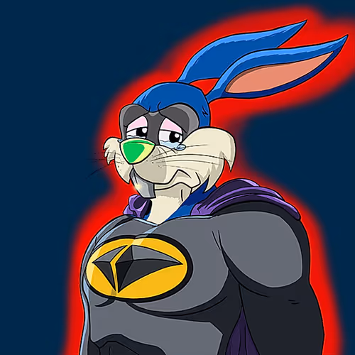 Dark Super Bunny #8541