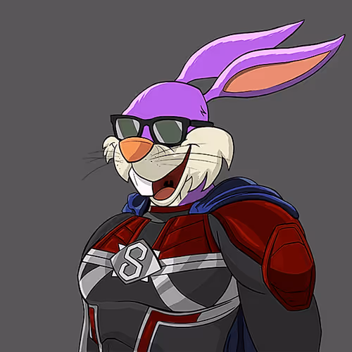 Dark Super Bunny #9957