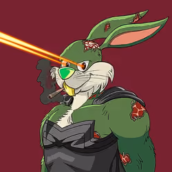Dark Super Bunny #7673