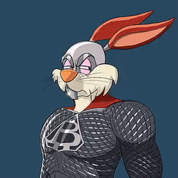 Dark Super Bunny #9752