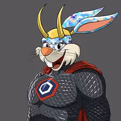 Dark Super Bunny #8253