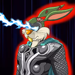 Dark Super Bunny #8961