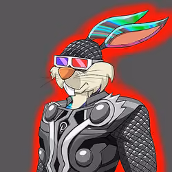 Dark Super Bunny #6182