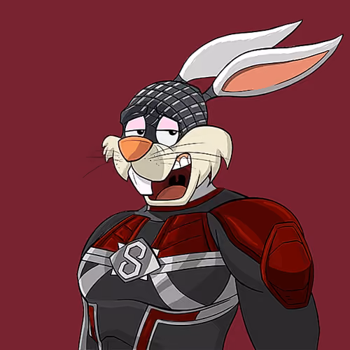 Dark Super Bunny #7256
