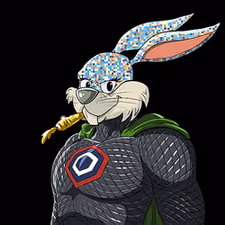 Dark Super Bunny #8779
