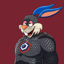 Dark Super Bunny #5771