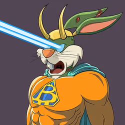 Dark Super Bunny #9383
