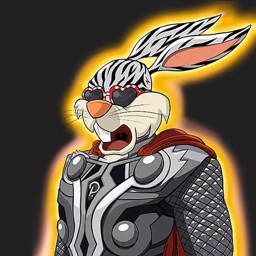 Dark Super Bunny #9582