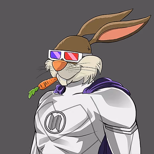 Dark Super Bunny #5958