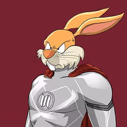 Dark Super Bunny #7631