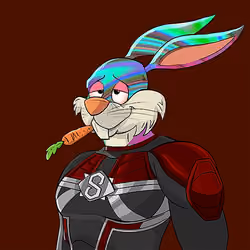 Dark Super Bunny #5150