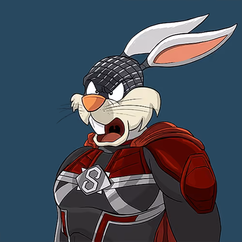 Dark Super Bunny #9647