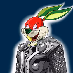 Dark Super Bunny #6739