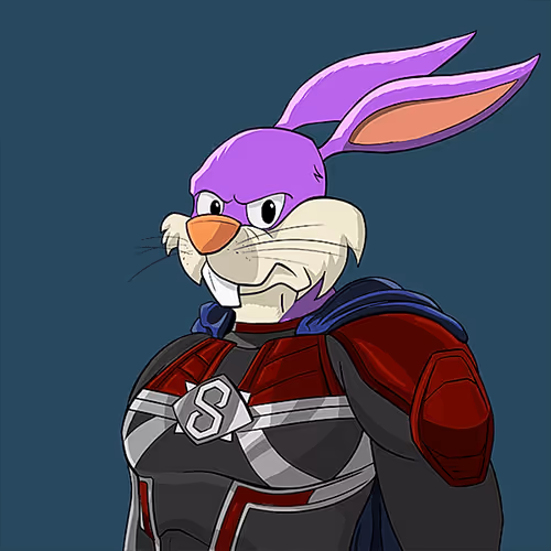Dark Super Bunny #9985