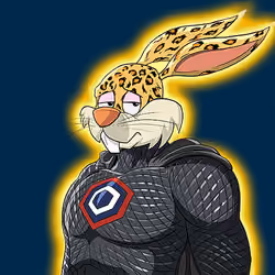 Dark Super Bunny #5477