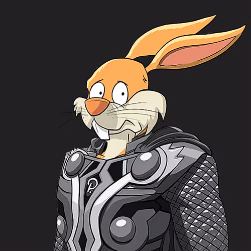 Dark Super Bunny #9745
