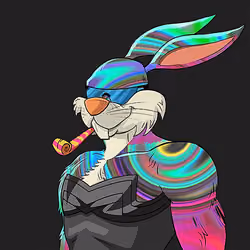 Dark Super Bunny #6867
