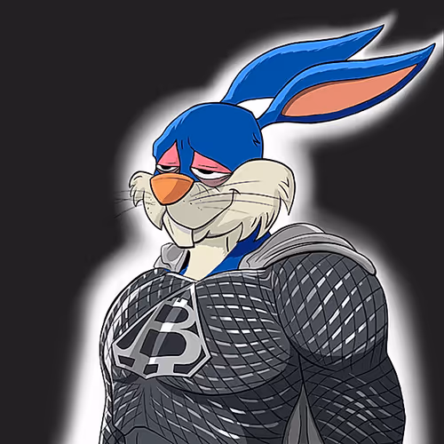 Dark Super Bunny #7064