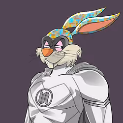 Dark Super Bunny #5260