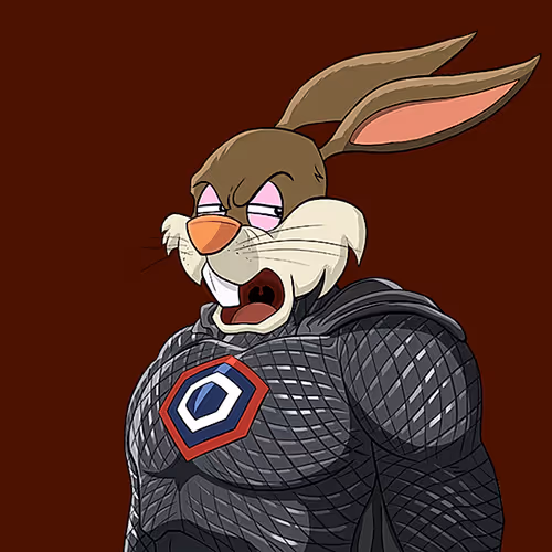 Dark Super Bunny #7232