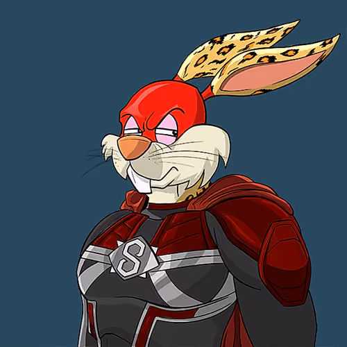 Dark Super Bunny #9691