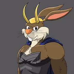Dark Super Bunny #9245