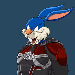 Dark Super Bunny #8422